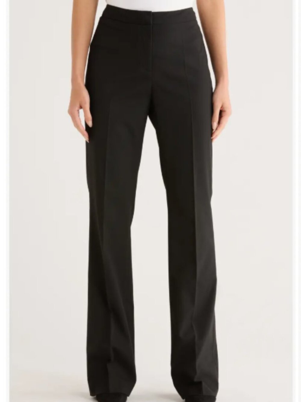 Hugo Boss Tulea 3 Black Wool Women's Tailored Dress Pants Size 10